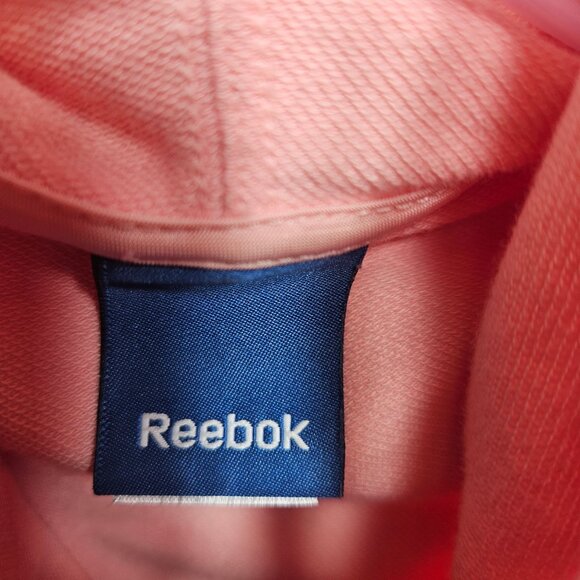 Reebok Pink Hoodie Drawstring Pockets Womens Size M - Picture 5 of 8